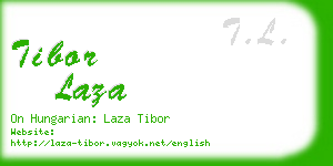 tibor laza business card